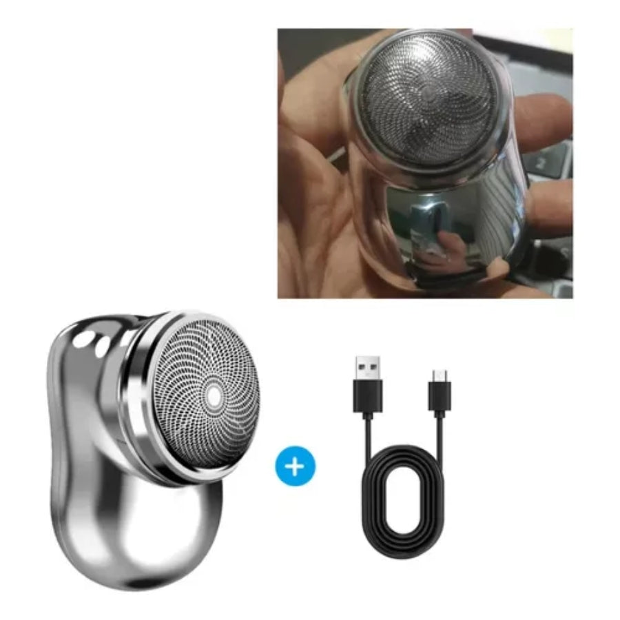 Mini Afeitadora Eléctrica USB – Portátil y Potente