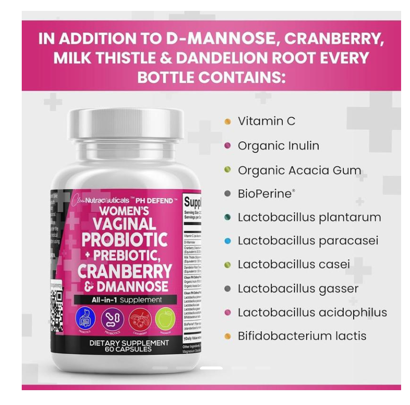 Women’s Vaginal Probiotic – Clean Nutraceuticals PH Defend