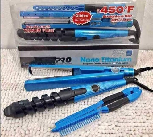 Combo Baby Lis – Plancha + Rizador + Peine