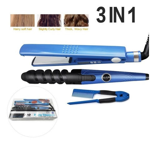 Combo Baby Lis – Plancha + Rizador + Peine