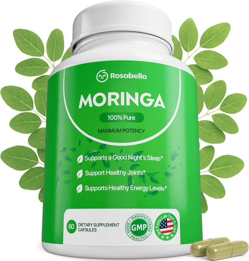 Moringa Rosabella – 60 Cápsulas | Energía y Bienestar Natural