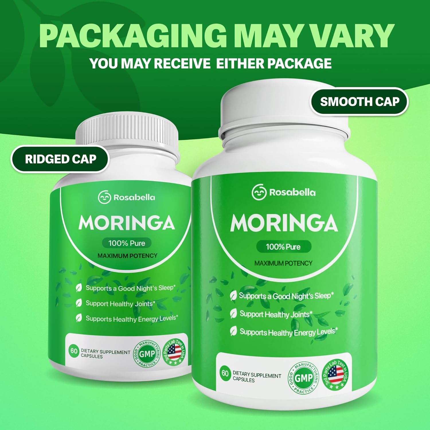 Moringa Rosabella – 60 Cápsulas | Energía y Bienestar Natural