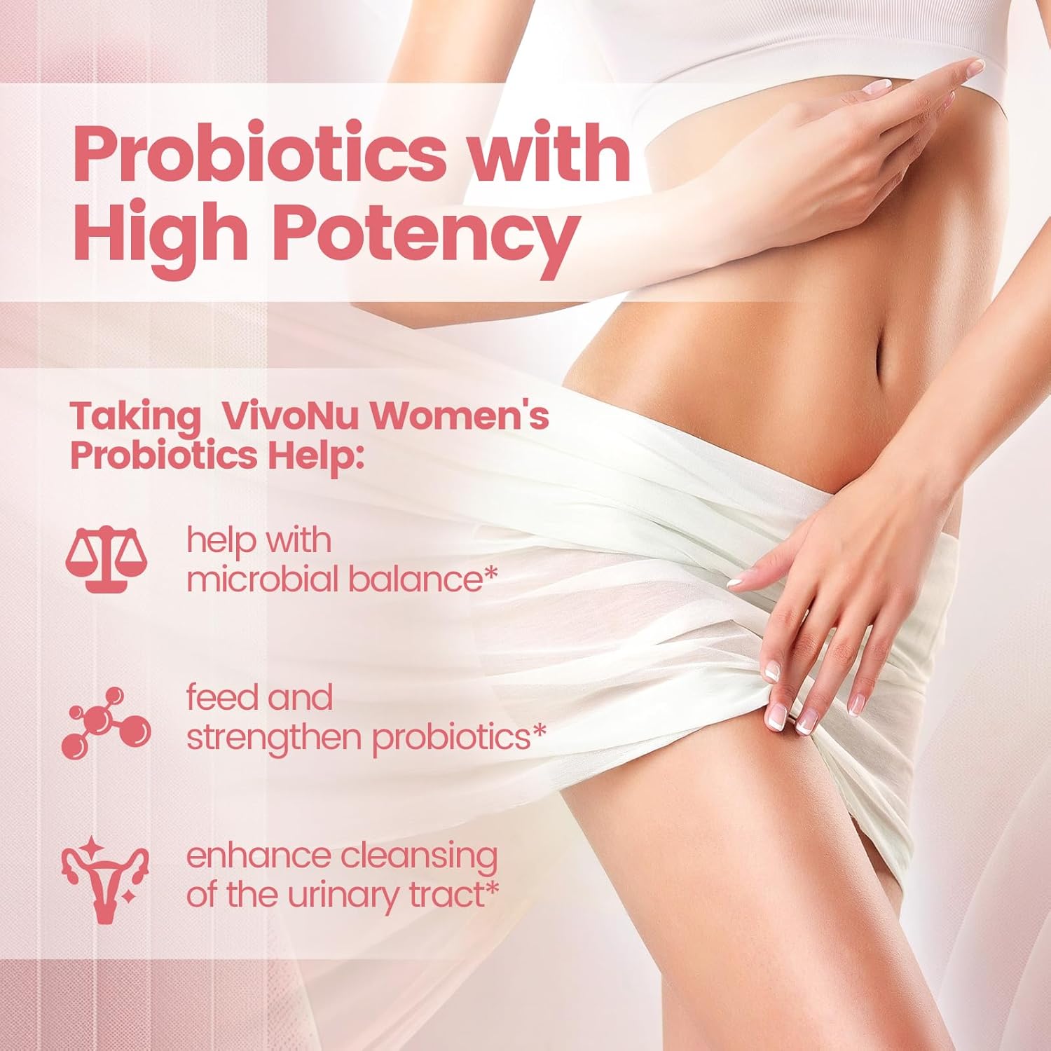 VivONU Women’s Probiotic – Salud Íntima, Digestiva e Inmunológica