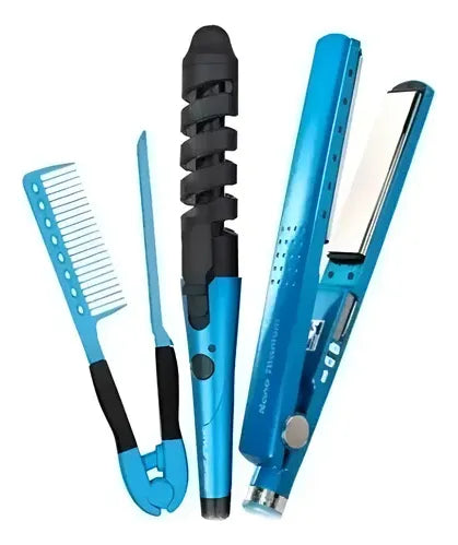 Combo Baby Lis – Plancha + Rizador + Peine