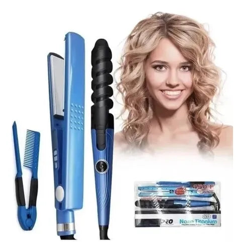 Combo Baby Lis – Plancha + Rizador + Peine
